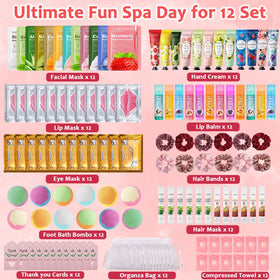 Peenice individual favor layout with 12 complete sets for easy distribution