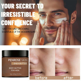 Penrose Skin jar next to common items illustrating product size