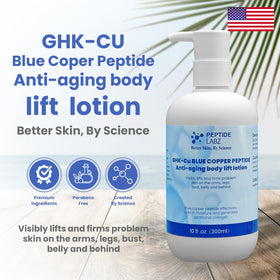 PeptideLabz being smoothed on arm showing easy application and quick absorption