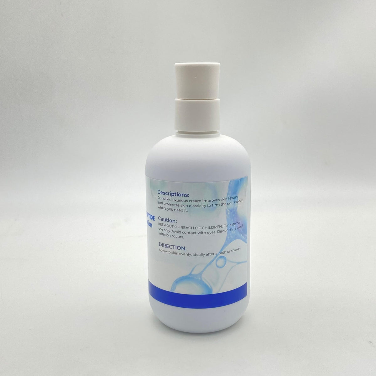 PeptideLabz label close-up focusing on active copper peptide and ingredient clarity