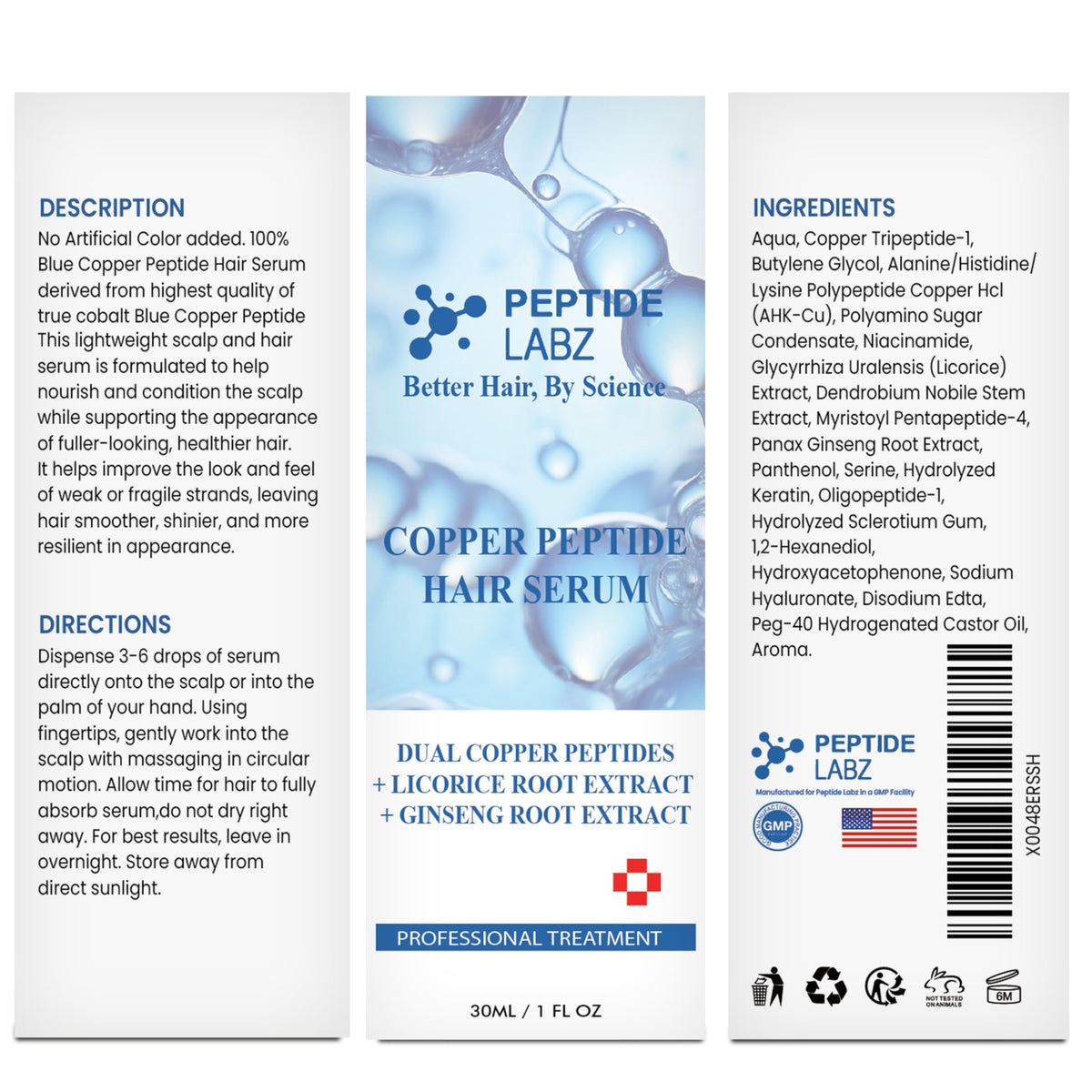 PeptideLabz licorice root close-up highlighting botanical calming benefit