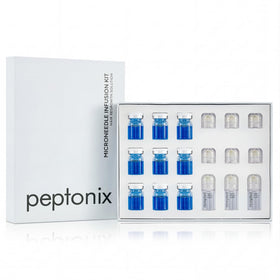 Peptonix front packaging showing three-month kit for fuller-looking hair and scalp benefit