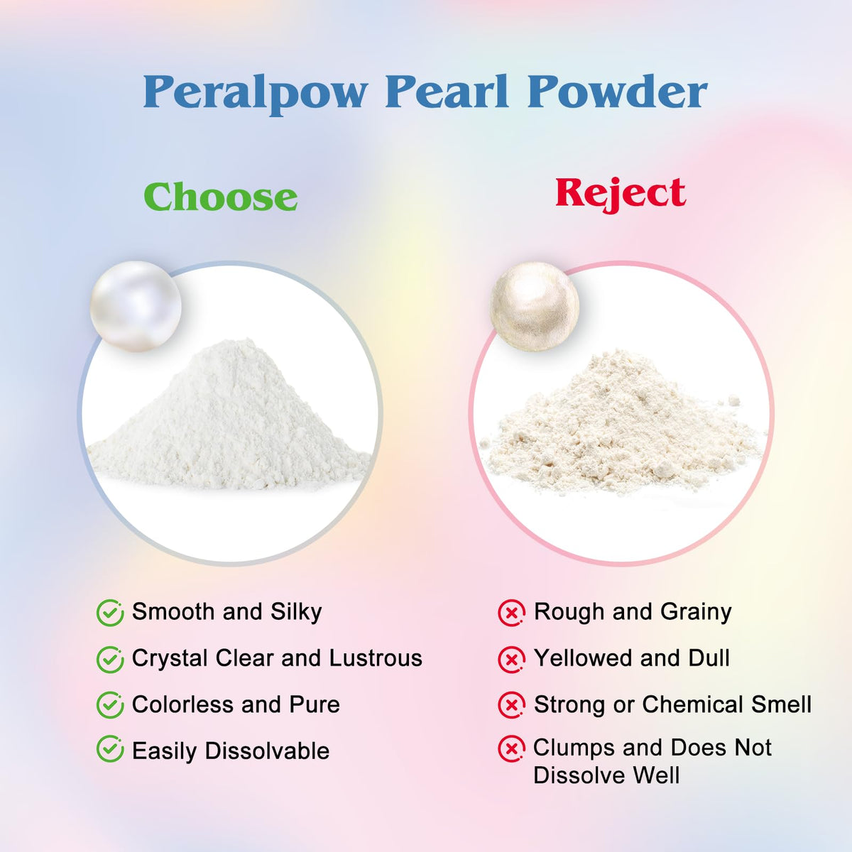 Peralpow mixed into facial cream, showing easy blend and smoother finish