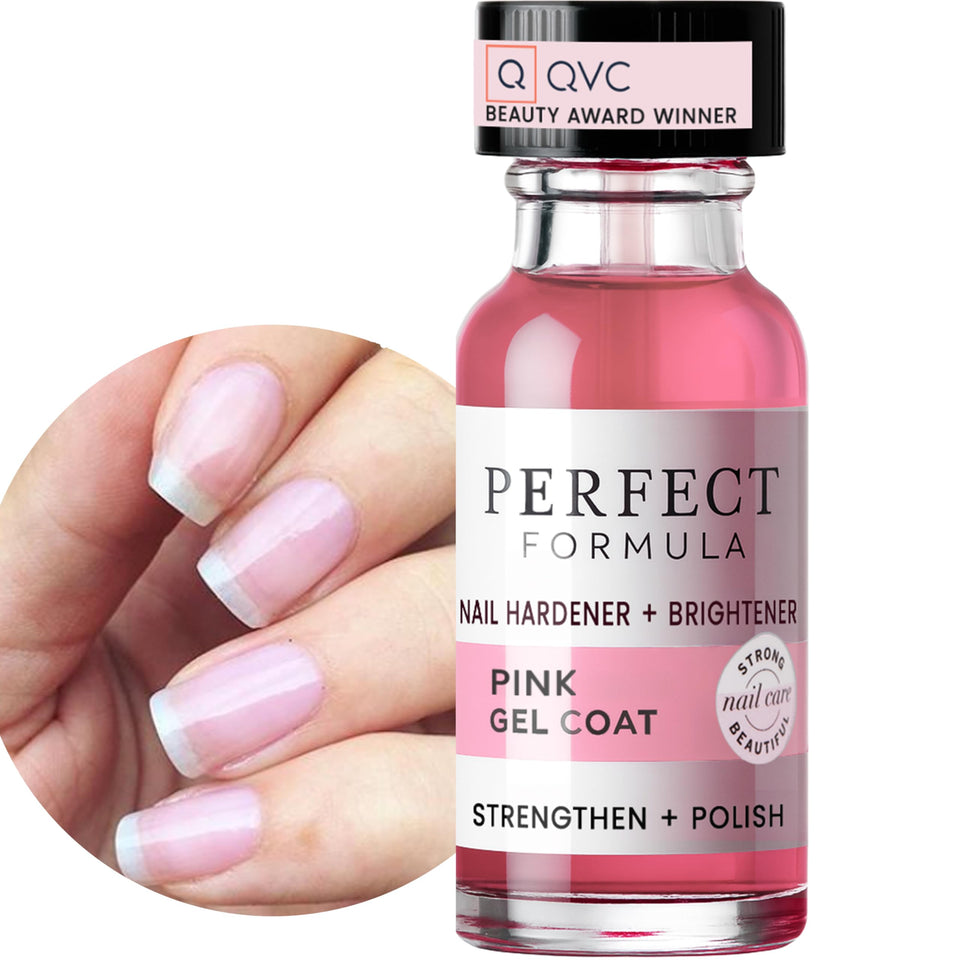 Perfect Formula front bottle showing rosey glow and compact size for travel
