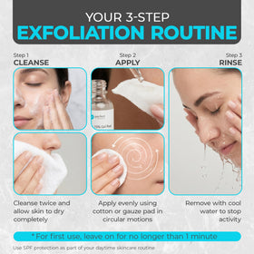 Perfect Image gel applied to skin demonstrating smooth spread and control benefit