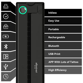 PeriPage P90 close-up paper feed showing reliable thermal printing accuracy