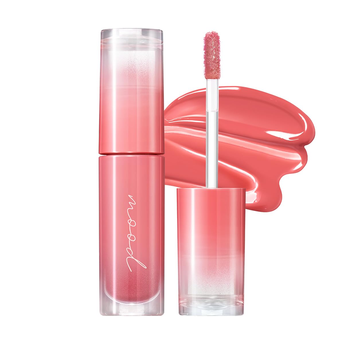 Peripera front packaging showing shade 003 ROSE IN MIND and glossy finish