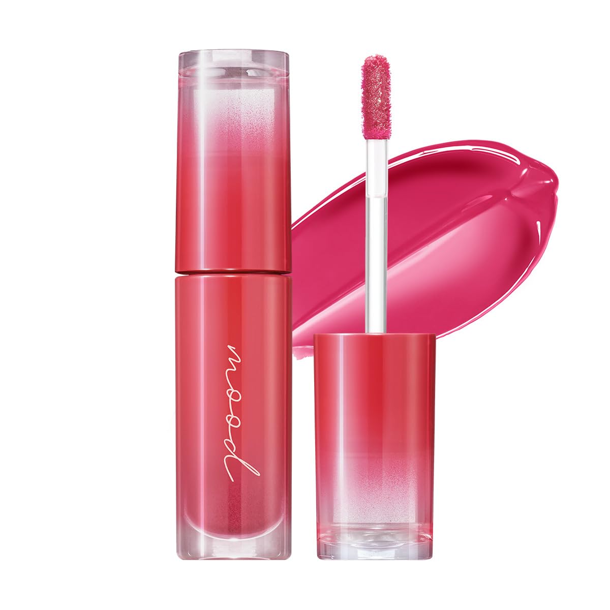 Peripera front packaging showing cherry shade and sleek tube for easy application
