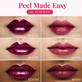 Peripera texture closeup revealing smooth peelable finish and easy application