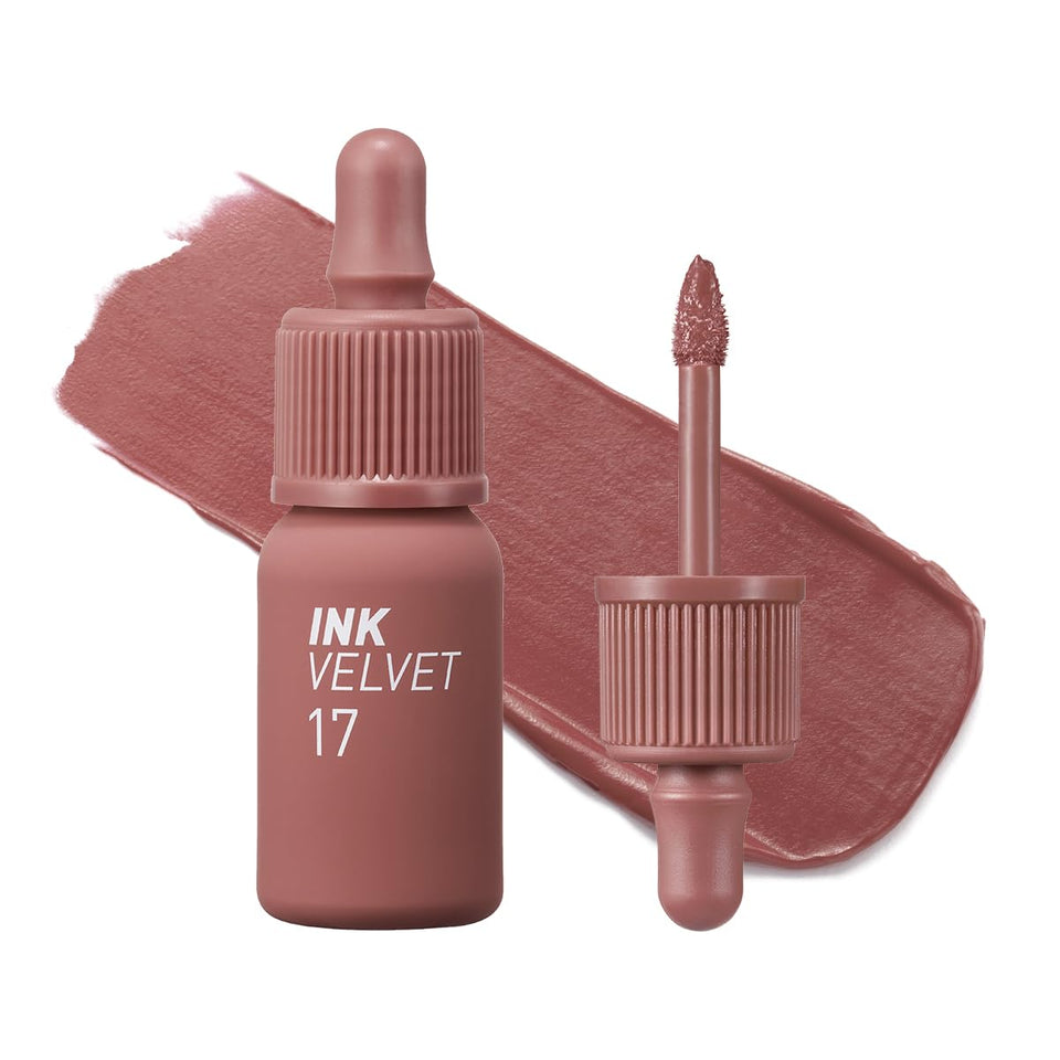 Peripera front packaging showing rosy nude shade and compact benefit