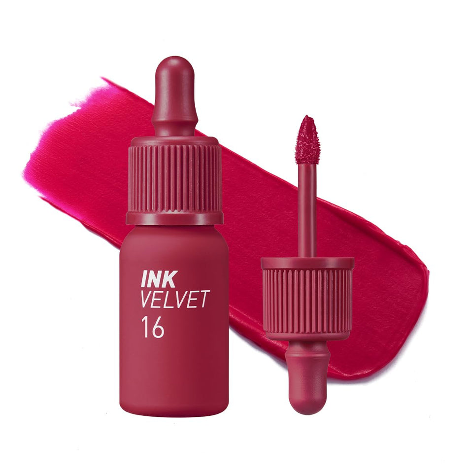 Peripera front packaging showing vibrant Heart Fuchsia Pink shade and compact design