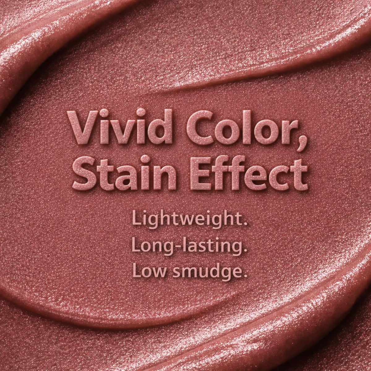 Peripera texture swipe on skin showing creamy mousse finish and smooth coverage