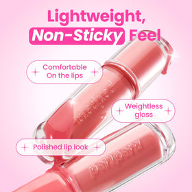 Peripera open tube detail showing formula consistency for non-sticky feel