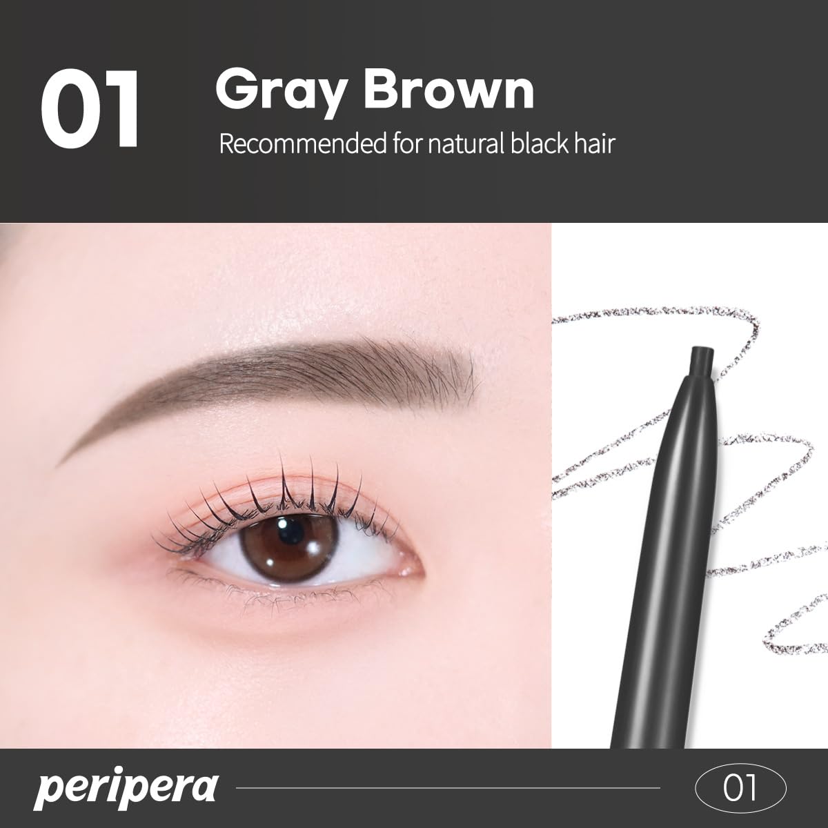Peripera pencil beside ruler showing scale, portable precision for travel