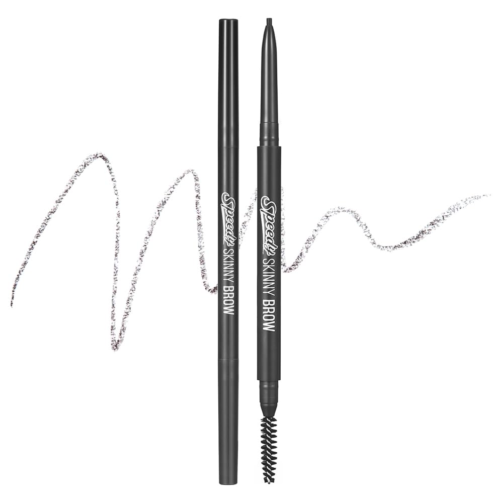 Peripera front packaging showing pencil and shade 01 Gray Brown, clear product ID