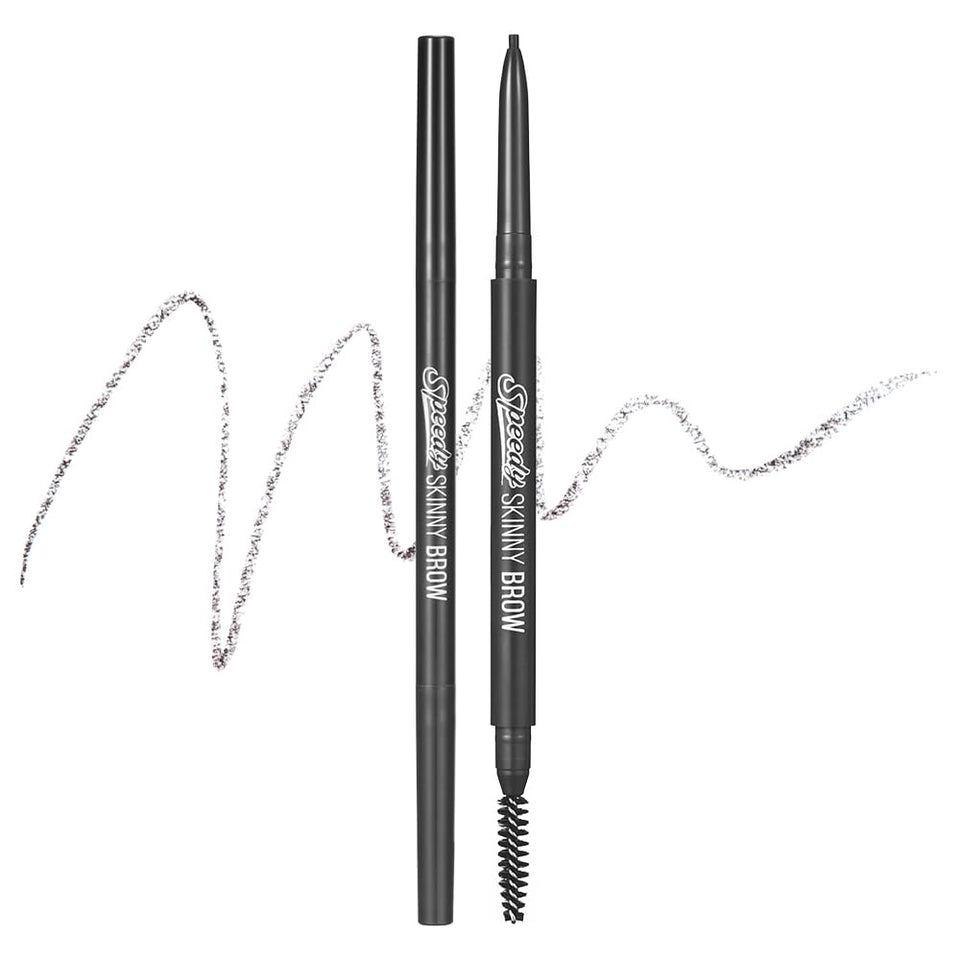 Peripera front packaging showing pencil and shade 01 Gray Brown, clear product ID