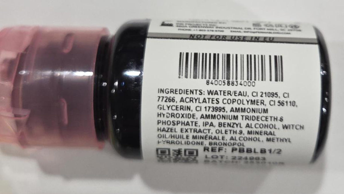Perma Blend bottle on technician workstation showing studio-ready reliability