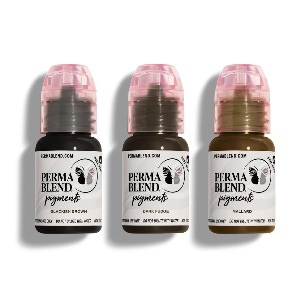 Perma Blend front packaging showing compact cool-toned pigment kit benefit