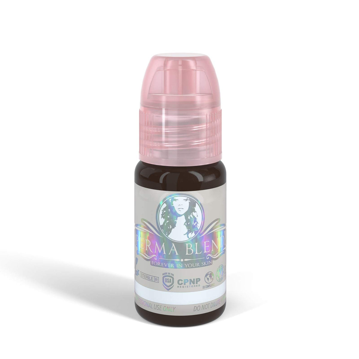 Perma Blend espresso brown front bottle showing label and professional packaging benefit