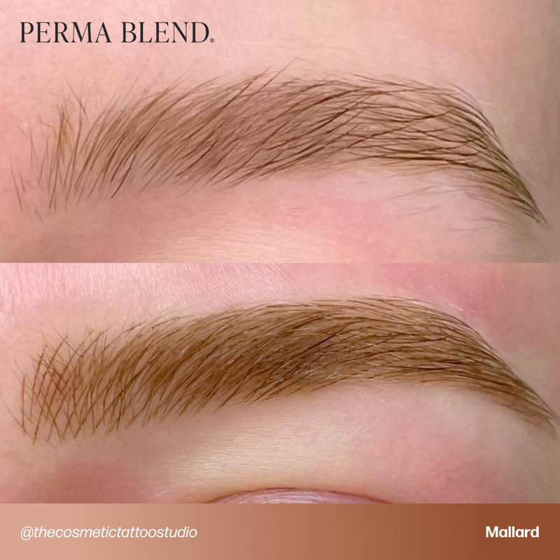 Perma Blend eyeliner application by artist showing precise crisp line benefit
