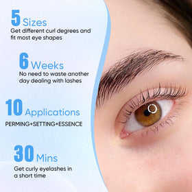 PERMANIA brow lamination in progress showing smoother, styled brows benefit