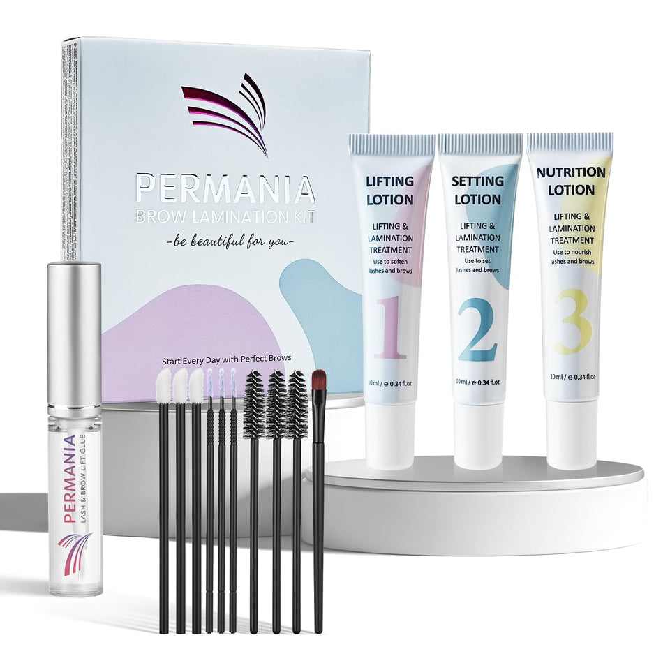 PERMANIA kit front packaging showing contents and benefits