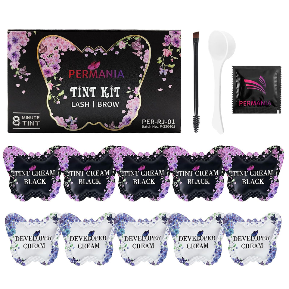 PERMANIA front packaging showing kit and sachets for easy tinting