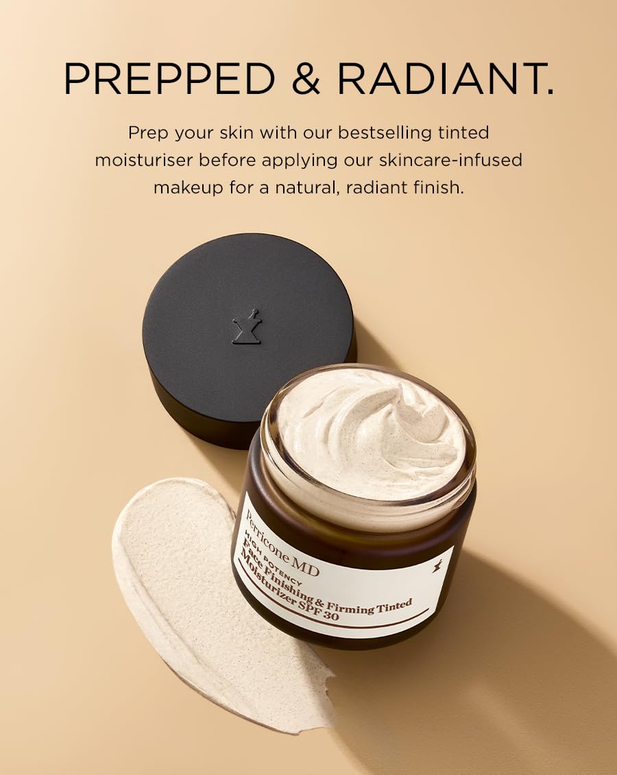 Perricone MD hand swatch demonstrating natural tint and even coverage benefit