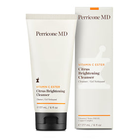 Perricone MD front packaging showing brightening citrus cleanser benefits