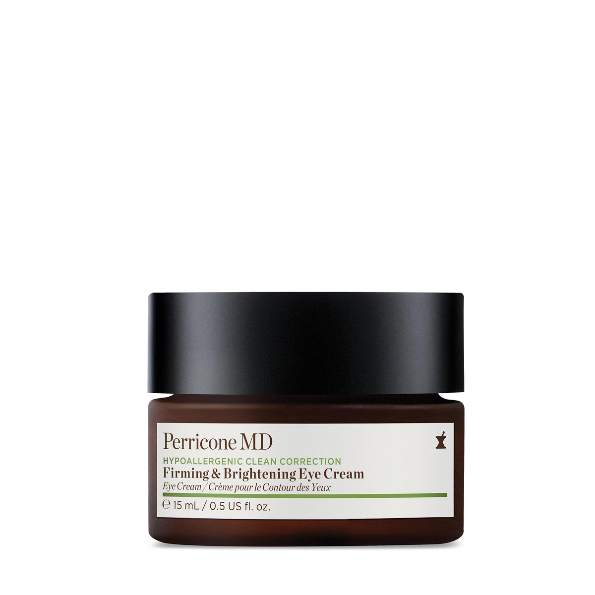 Perricone MD eye cream front packaging showing tube and label, conveys clean protection