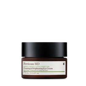 Perricone MD eye cream front packaging showing tube and label, conveys clean protection
