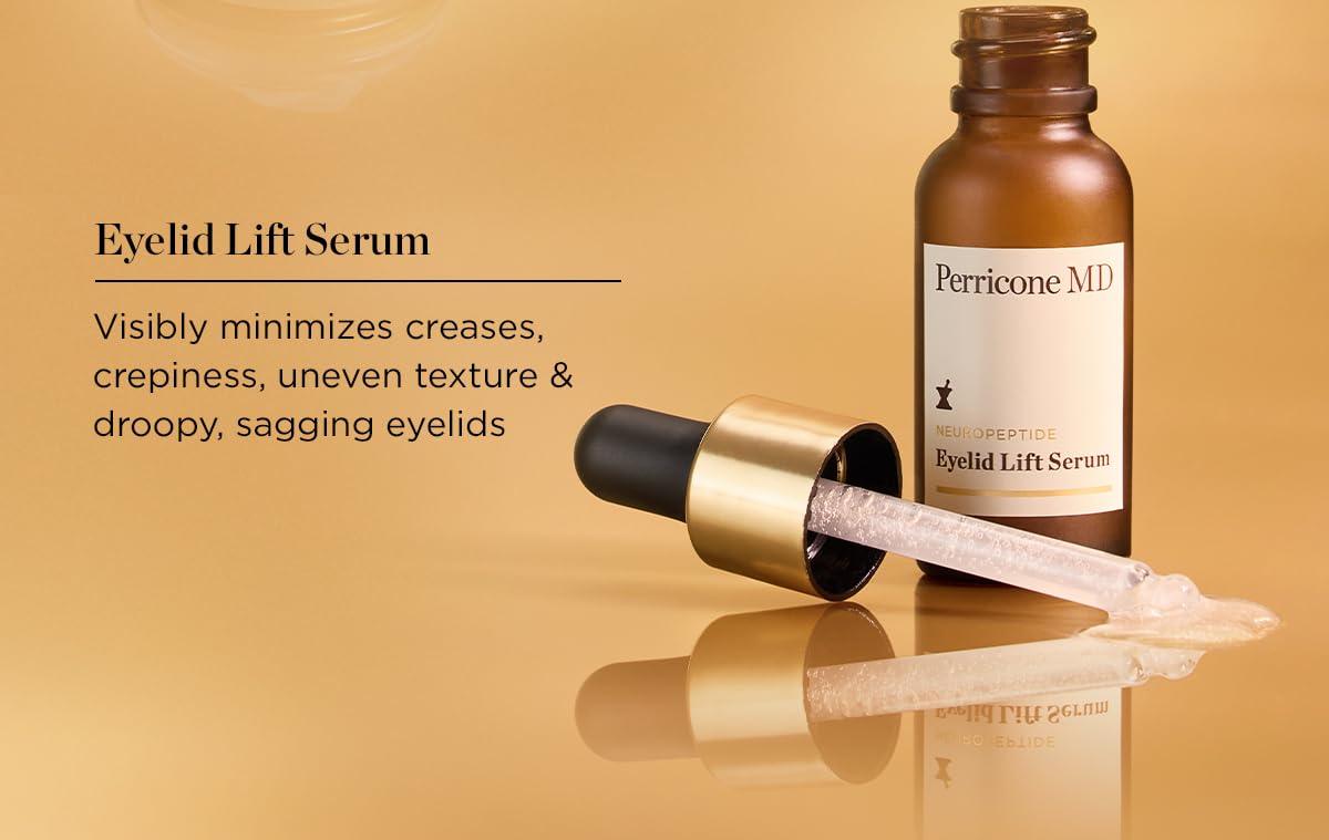 Perricone MD serum texture close-up showing lightweight absorption