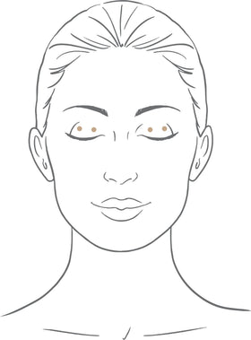 Perricone MD eyeshadow on model lid illustrating brightening natural look