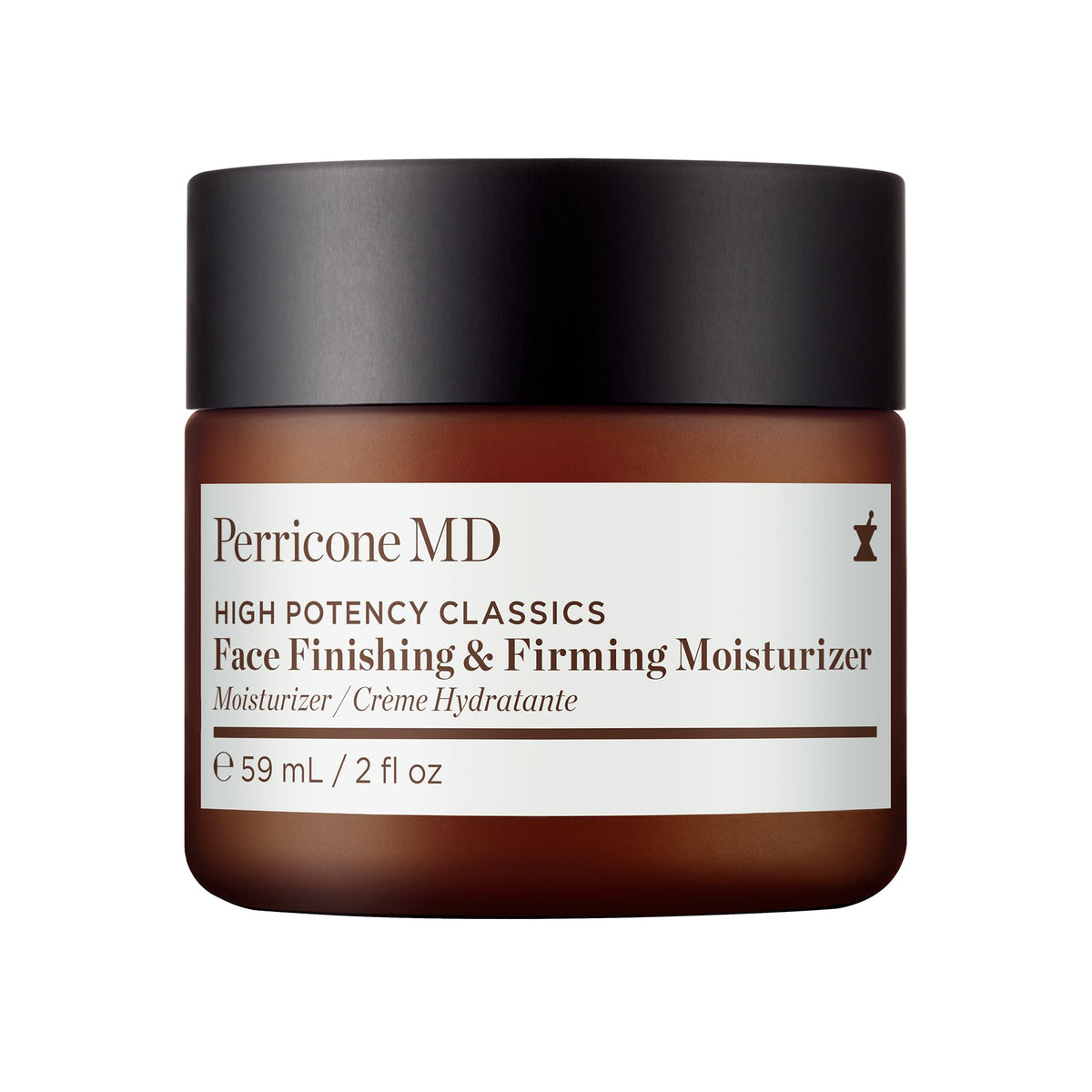 Perricone MD jar front view showing label and elegant packaging, conveys premium skincare benefit