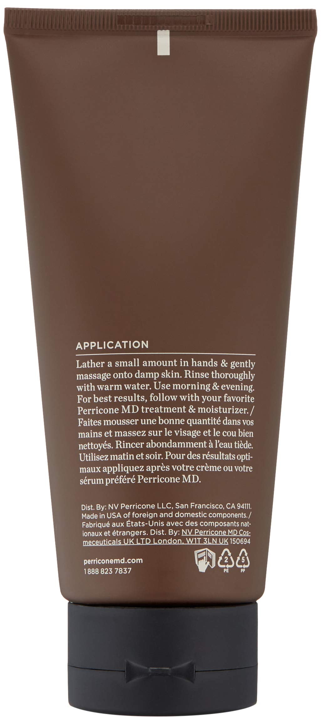 Perricone MD gel texture close-up reveals smooth consistency for gentle exfoliation