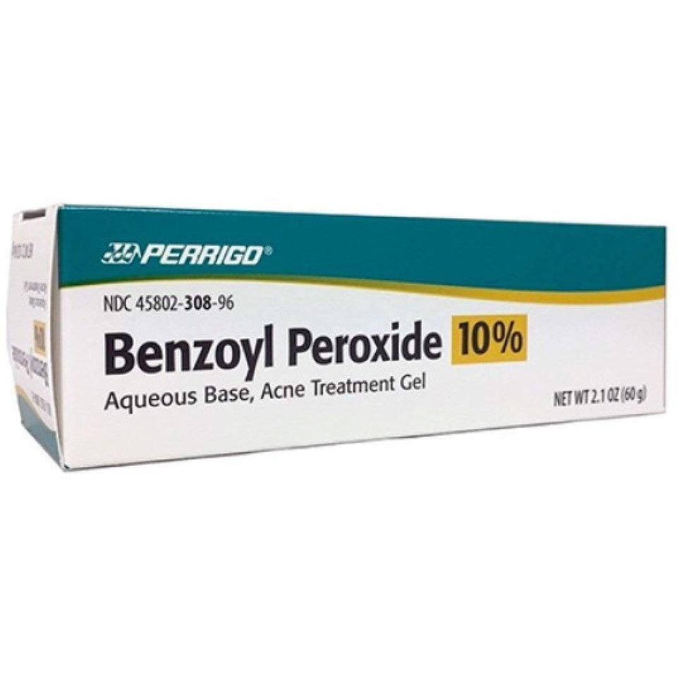 Perrigo front tube showing product label and clear gel benefits