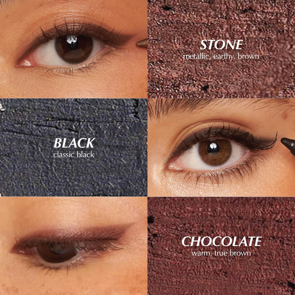 PERSONA eyeliner in evening makeup look showing long-lasting definition and polish