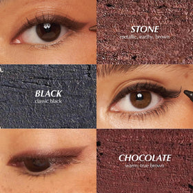 PERSONA eyeliner in evening makeup look showing long-lasting definition and polish