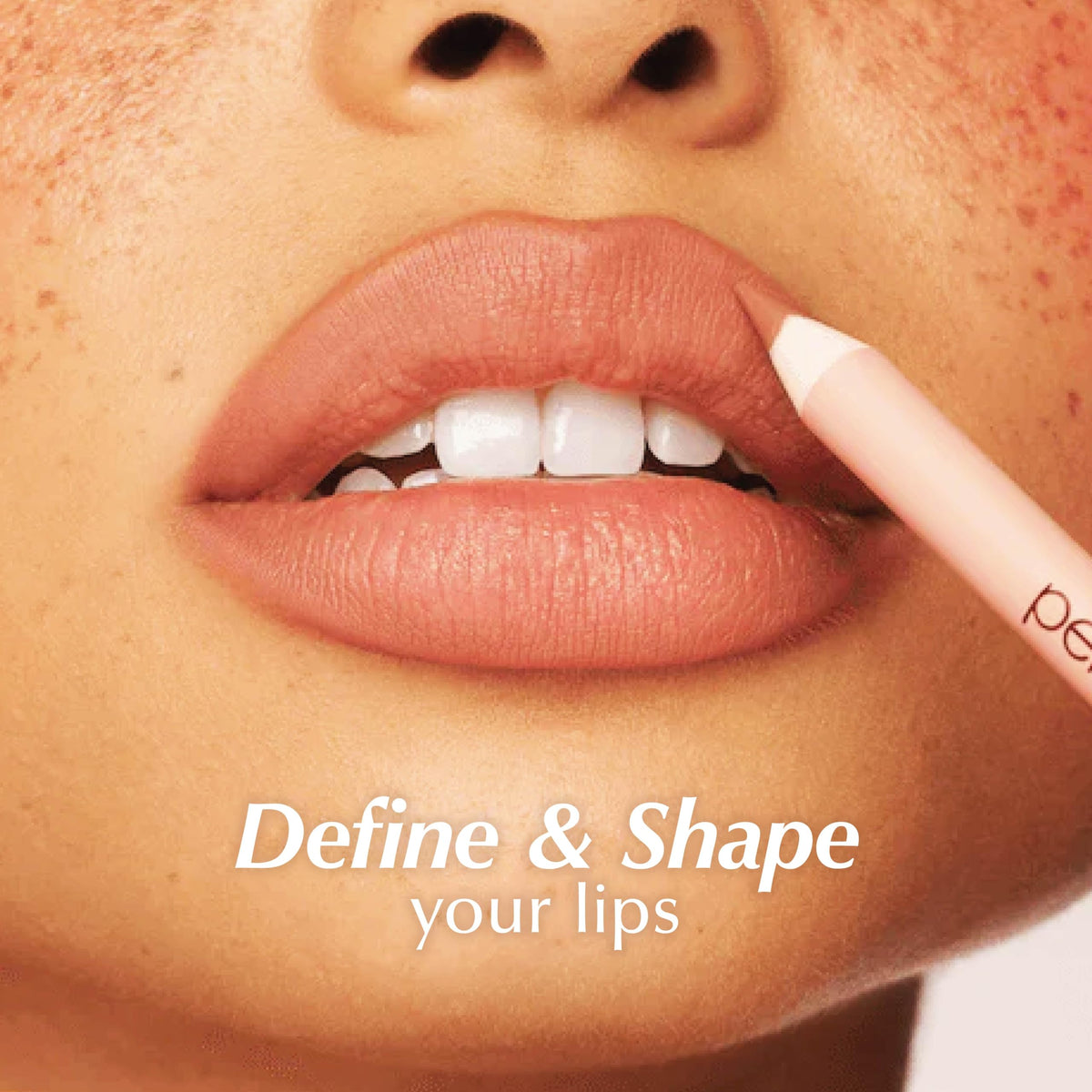 PERSONA liner texture closeup revealing creamy finish for smooth glide