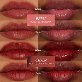 PERSONA Petal Cloudtint ingredients display with squalane glycerin ceramides