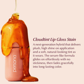 PERSONA Petal Cloudtint swatch on skin revealing buildable cool pink nude