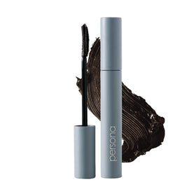 PERSONA mascara front packaging showing sleek tube and black shade