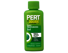 Pert bottle cap open showing dispensing spout for controlled application and spill reduction
