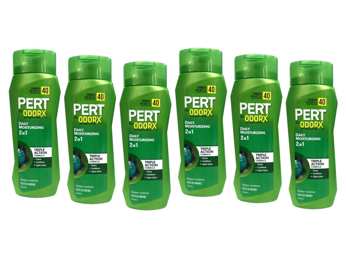 Pert Plus front packaging showing bottle and six-pack convenience benefit