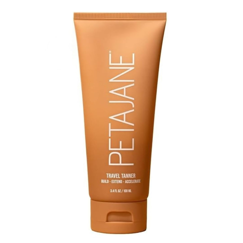 Peta Jane front packaging showing bottle and brand, highlights travel-friendly size