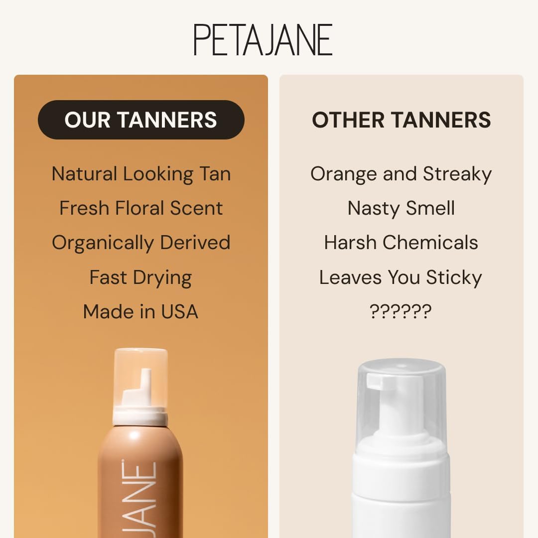 Peta Jane bottle size comparison illustrating travel-friendly 7 fl oz practicality