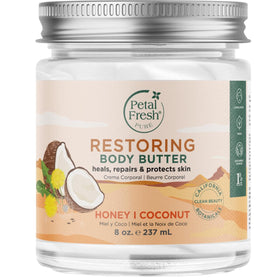 Petal Fresh jar front view showing label and size benefit of clear ingredient messaging
