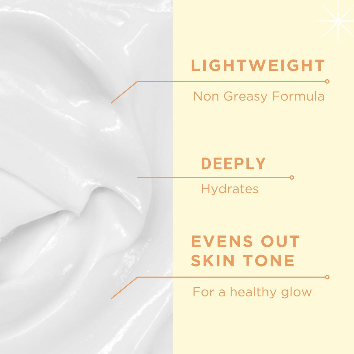 Petal Fresh spreading cream on forearm demonstrating quick absorption and hydration