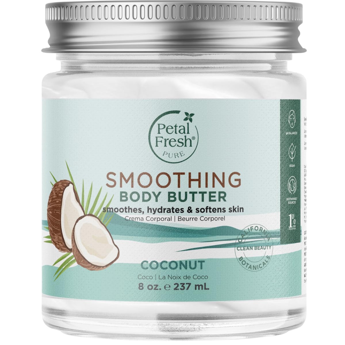 Petal Fresh front jar showing label and product name for clear identification and trust