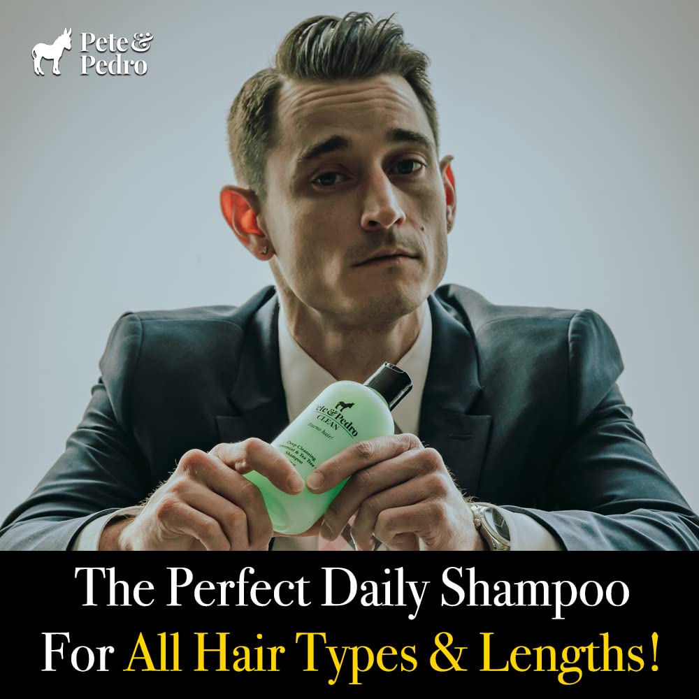 Pete & Pedro lather texture in hand showing rich foam and deep-clean benefit